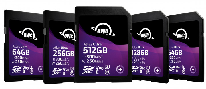 128GB OWC Atlas Ultra SDXC V90 UHS-II Memory Card