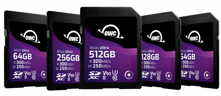 256GB OWC Atlas Ultra SDXC V90 UHS-II Memory Card