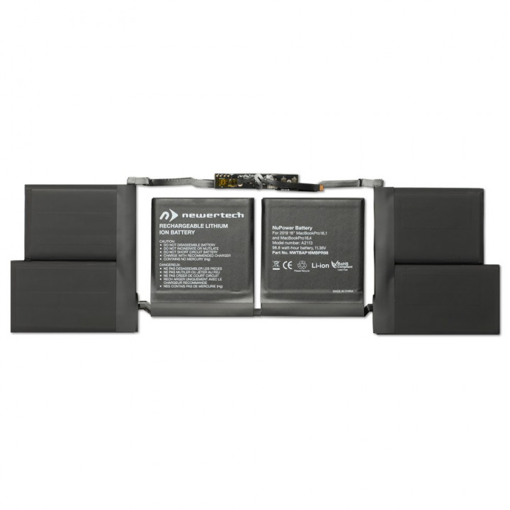 98.8W NewerTech NuPower Battery Replacement Solution for 16-inch MacBook Pro with Retina Display (2019)-NWTBAP16MBPR98K