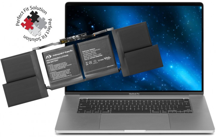 98.8W NewerTech NuPower Battery Replacement Solution for 16-inch MacBook Pro with Retina Display (2019)-NWTBAP16MBPR98K