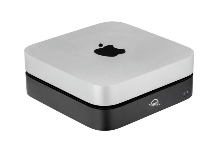 X.0TB (X.0TB HDD + X.0TB NVMe) OWC miniStack STX Stackable Storage and Thunderbolt Hub Xpansion Solution