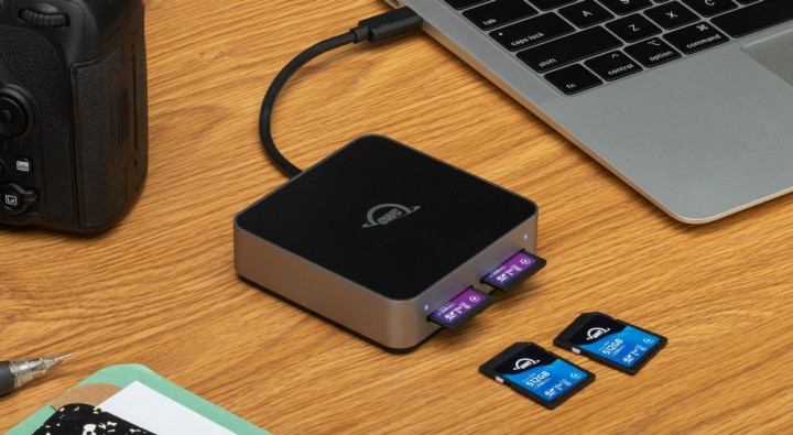 OWC Atlas Dual-slot SD Card Reader (and Writer)