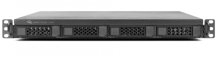 OWC Flex 72.0TB (4x18.0TB HDD) Flex 1U4 4-Bay Rackmount Thunderbolt Storage, Docking & PCIe Expansion Solution