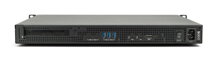 OWC Flex 72.0TB (4x18.0TB HDD) Flex 1U4 4-Bay Rackmount Thunderbolt Storage, Docking & PCIe Expansion Solution