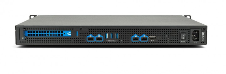 OWC Flex 72.0TB (4x18.0TB HDD) Flex 1U4 4-Bay Rackmount Thunderbolt Storage, Docking & PCIe Expansion Solution