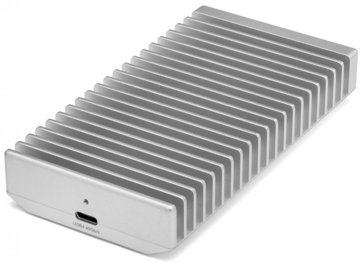 OWC Express 1M2 USB4 (40Gb/s) Bus-Powered Portable External Storage Enclosure for NVMe M.2 SSDs