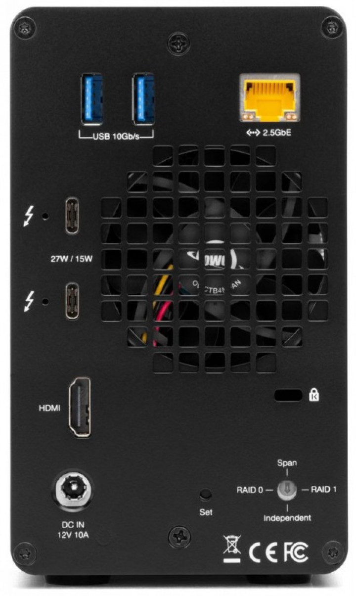 OWC Gemini - Thunderbolt (USB-C) Dock and Dual-Drive RAID Enclosure (OWCTB3GM000)