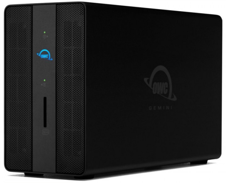 OWC Gemini 8.0TB (2 x 4TB SSD) - Thunderbolt (USB-C) Dock and Dual-Drive SSD RAID External Storage Solution