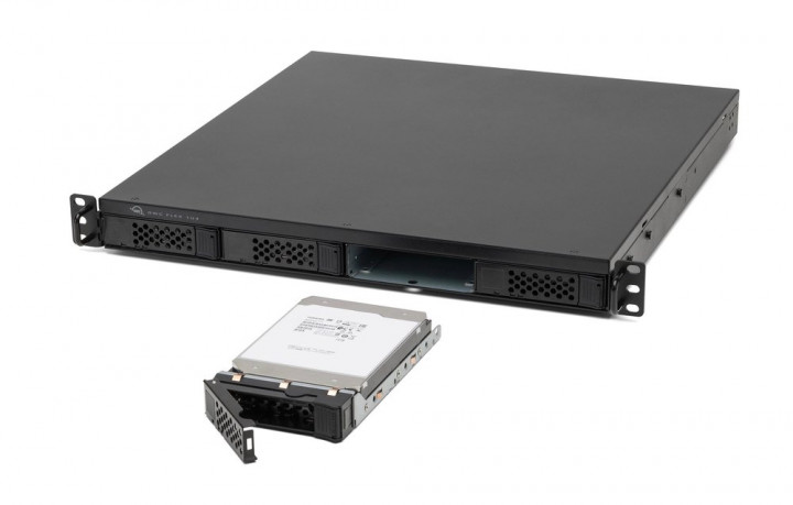 OWC 48.0TB (4x12.0TB HDD) Flex 1U4 4-Bay Rackmount Thunderbolt Storage, Docking & PCIe Expansion Solution