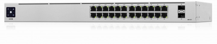 Ubiquiti Networks UniFi 24-Port PoE Managed L2/L3 Gigabit Ethernet (10/100/1000) Power over Ethernet (PoE) 1U Silver (USW-24-POE)