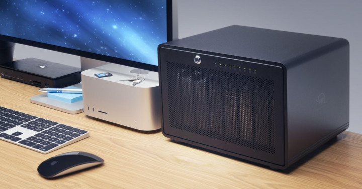 192.0TB OWC ThunderBay 8 Eight-Drive Thunderbolt (40Gb/s) External Storage Solution with Enterprise Drives and SoftRAID