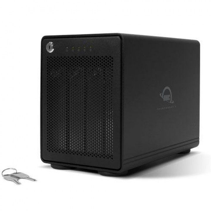 96.0TB OWC ThunderBay 4 Four-Drive Thunderbolt (40Gb/s) External Storage Solution with Enterprise Drives and SoftRAID