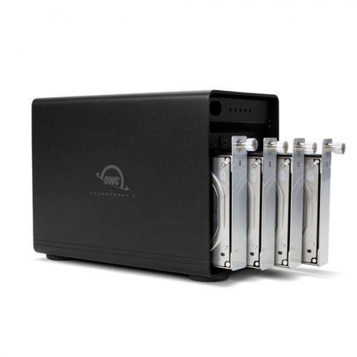 96.0TB OWC ThunderBay 4 Four-Drive Thunderbolt (40Gb/s) External Storage Solution with Enterprise Drives and SoftRAID