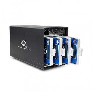 OWC ThunderBay 4 mini Four-Bay Thunderbolt External Storage Enclosure for 2.5-inch SATA Drives with SoftRAID XT 