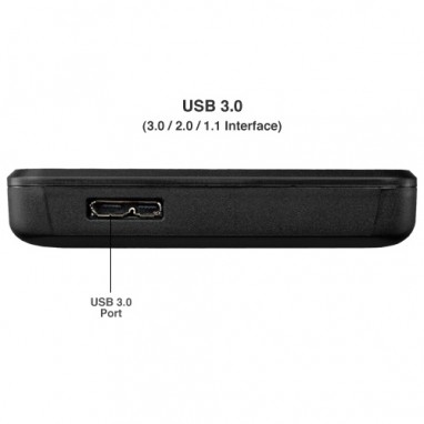 Express 2.5” Enclosure USB3 Black