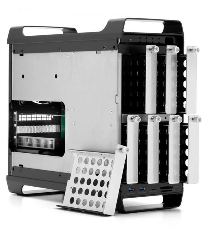 OWC ThunderBay Flex 8 (8 Drive Bays) Thunderbolt multi-function solution (Add your own drives + PCIe Card slot)