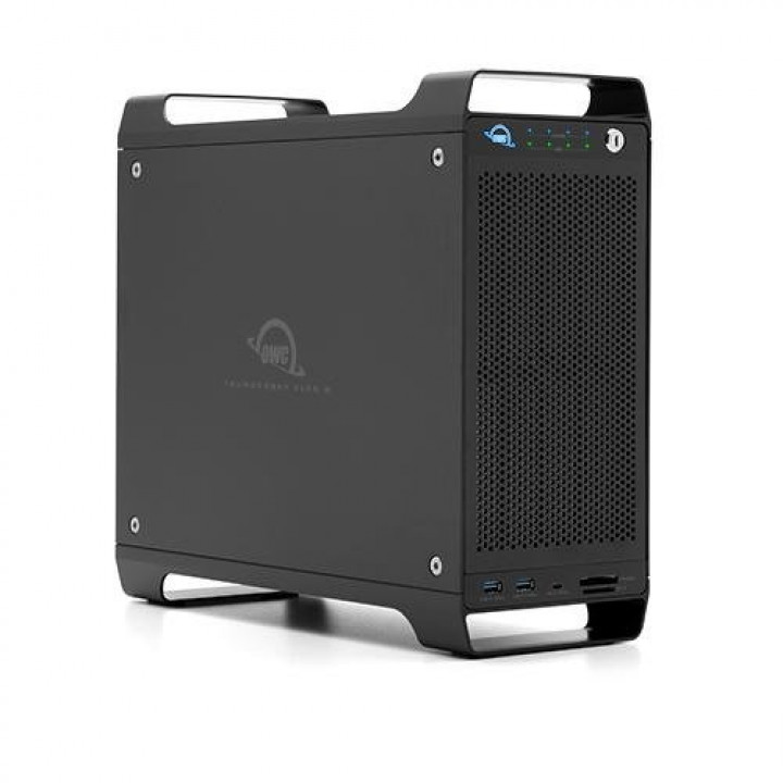OWC ThunderBay Flex 8 (8 Drive Bays) Thunderbolt multi-function solution (Add your own drives + PCIe Card slot)