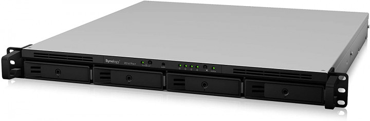 Servidor RS1619xs+ - 4 baías SATA Hot-Swap / 4 interfaces de rede Gbit / 1U