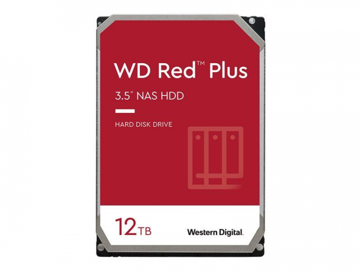 HDD 12TB WD RED Plus 256mb cache 7200rpm SATA 6gb/s 3.5'
