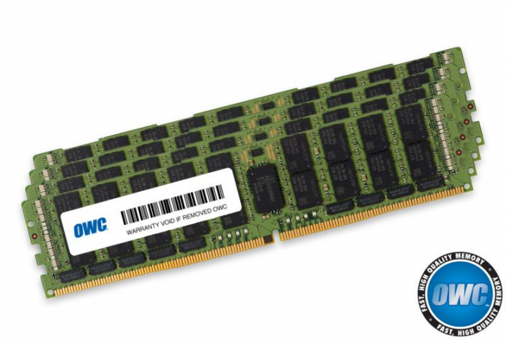 4 x 64.0GB PC23400 2933MHz DDR4 RDIMM for Mac Pro 2019 models