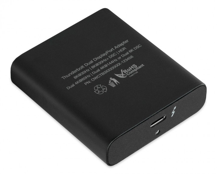 Thunderbolt 3 / 4 (USB-C) to Dual DisplayPort Adapter up to 8K