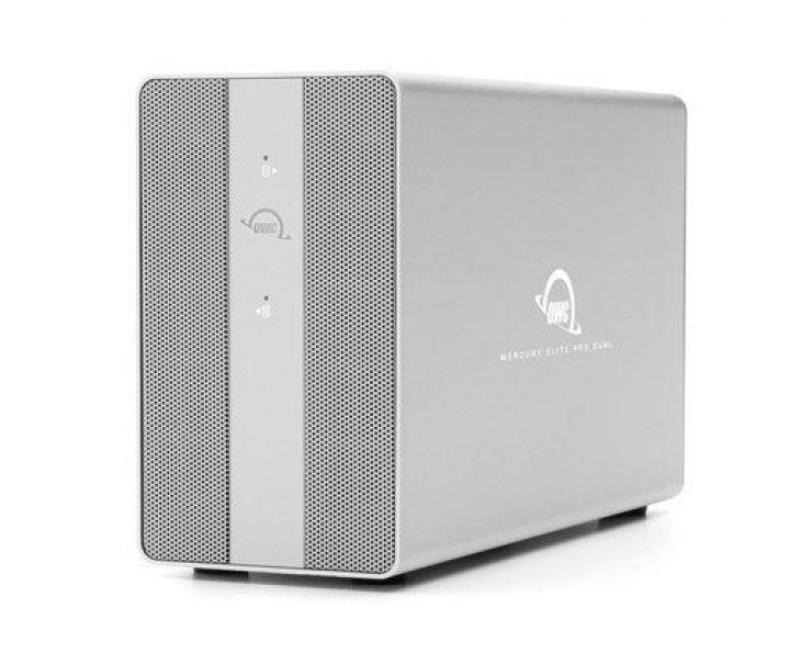 40.0TB OWC Mercury Elite Pro Dual RAID Storage Solution with USB 3.2 (10Gb/s) + 3-Port Hub.