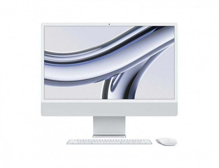iMac 24 Retina 4.5K M3 8C CPU / 10C GPU/ 256GB SSD - Prateado