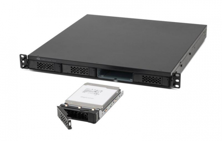 OWC Flex 72.0TB (4x18.0TB HDD) Flex 1U4 4-Bay Rackmount Thunderbolt Storage, Docking & PCIe Expansion Solution