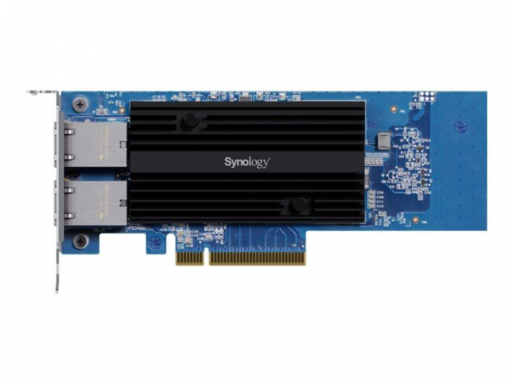 Dual-port 10GbE 10GBASE-T add-in card for Synology systems