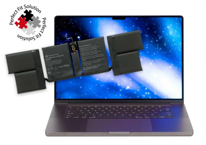 NewerTech NuPower Battery Replacement Solution for 16-inch MacBook Pro (M1 Pro / M1 Max / M2 Pro / M2 Max, 2021 - 2023)