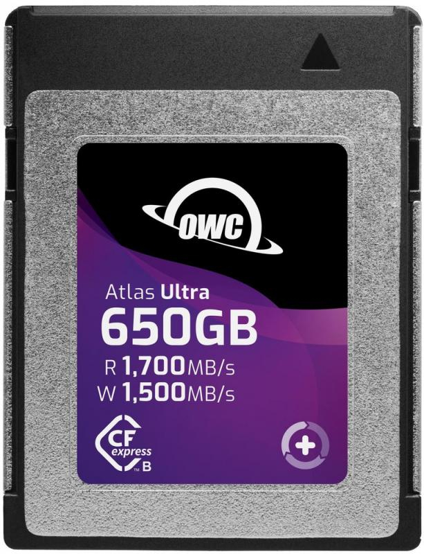 650GB OWC Atlas Ultra CFexpress 2.0 Type B Memory Card