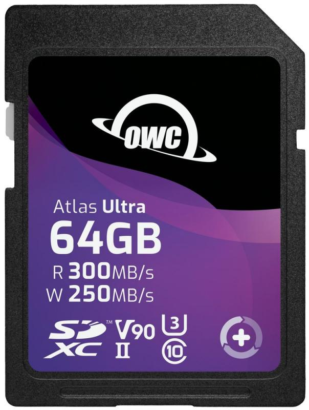 64GB OWC Atlas Ultra SDXC V90 UHS-II Memory Card