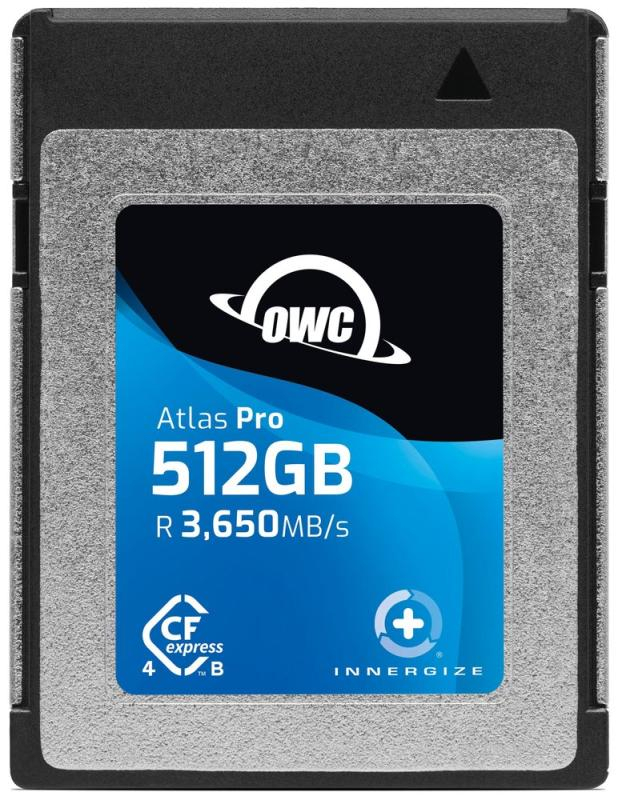 512GB OWC Atlas Pro CFexpress 4.0 Type B Memory Card