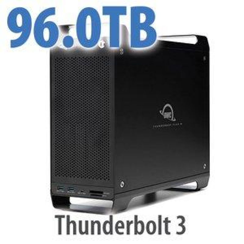 OWC 96TB (8x12TB) ThunderBay Flex 8 Thunderbolt 3 Storage Solution