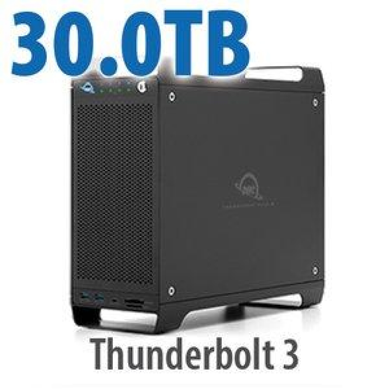 OWC 30TB (1x2TB U.2 NVMe SSD, 7x4TB HDD) ThunderBay Flex 8 Thunderbolt 3 Storage Solution
