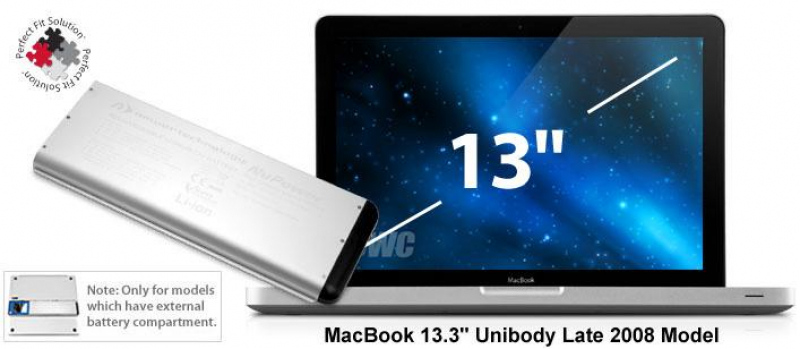 Battery macBook 13' Unibody Late 2008