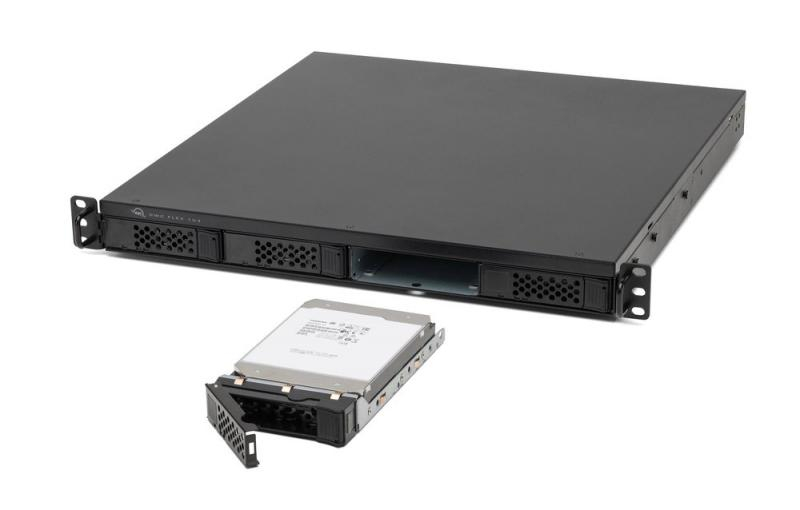 OWC Flex 1U4 20.0TB (1x8.0TB NVMe + 3x4.0TB HDD) Rackmount Thunderbolt Storage, Docking & PCIe Expansion Solution